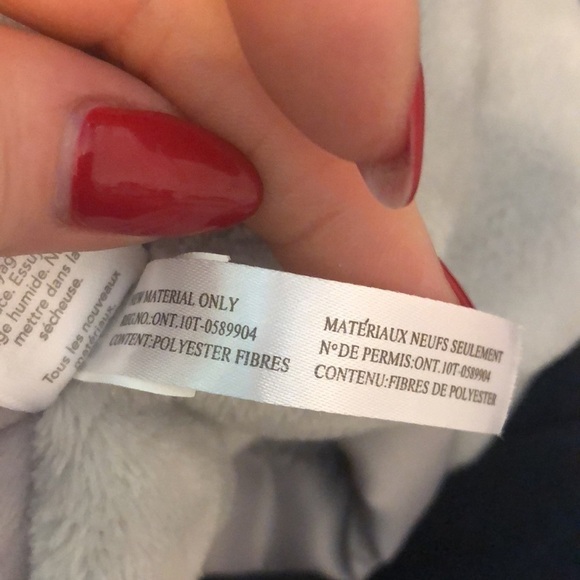 Carters Lovey Security Blanket Elephant Gray Satin Trim Toy 2016 Plush Baby - Picture 9 of 10